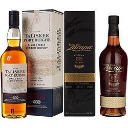 Talisker Port Ruighe Single Malt Scotch Whisky 70 cl & Ron Zacapa 23 ans 0,70 L