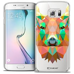 Beschermhoes voor Samsung Galaxy S6 Edge, ultradun, Polygon Animals hert