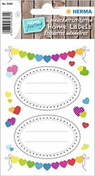 HERMA 3080 - Pegatinas de regalo (45 pegatinas, papel, mate), autoadhesivas, permanentes, para cumpleaños, Navidad y decoración, multicolor