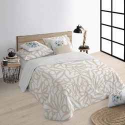 BELUM | Påslakan för säng 105 (180x220 cm) | Tyg: 100% ekologisk bomull. 175 trådar. Oeko-Tex certifierad | Modell: Lucea Beig