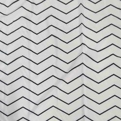 Gedy Rideau 120 x 200 cm Zigzag Blanc/Noir