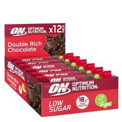 Optimum Nutrition Double Rich Chocolate Plant Protein Bar, 12 x 60g