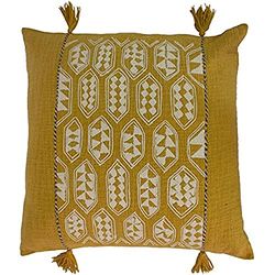 Paoletti Riva Inicio Sequoia Cojín Lleno De Plumas, Ocre, 55 X 55 Cm, 55 x 55cm (22" x 22")