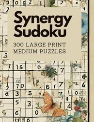 Synergy Sudoku: Medium Large Print Puzzle Gift for Seniors, Adults, Teens, Anti-Eye Strain | Boost Memory, Sharpen Mind, Enjoyable Brain Workout