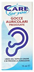 Care For You Set 6 Gocce Auricolari PREDOSATE 15 Ml. Cura del Viso, Multicolore, Unica