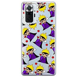 ERT GROUP mobiltelefonfodral för Xiaomi REDMI NOTE 10 PRO originalt och officiellt licensierat Disney mönster The Evil Queen 003 anpassad till formen på mobiltelefonen, gedeeltelijk transparant