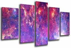 Fotografera Astronomi Vetenskap, Natt himmel, Stjärnor Firmament Total storlek: 165 x 62 cm XXL