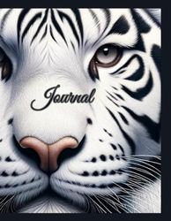 Journal: White Tiger themed, 8.5x11