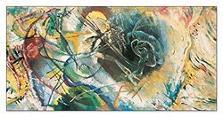 Artopweb EC40300 Kandinsky - Improvvisazione, hout, bont, 100 x 1,8 x 50 cm