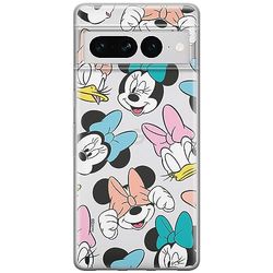 ERT GROUP mobiel telefoonhoesje voor Google PIXEL 7 PRO origineel en officieel erkend Disney patroon Disney Friends 018 optimaal aangepast aan de vorm van de mobiele telefoon, gedeeltelijk bedrukt