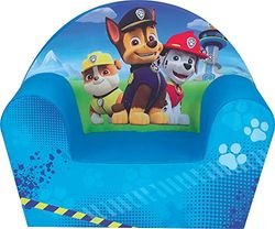 Fun House | Fauteuil Club pour Enfant PAT Patrouille Bleu | L52 x l33 x H42 Cm | Licence Officielle | Collection Chambre Pat Patrouille | Origine France Garantie | Idée Cadeau Dès 12 Mois
