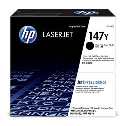 HP 147Y Toner Noir Laserjet Extra Grande Capacité Authentique (W1470Y), pour HP LaserJet Enterprise M611/M612 et HP LaserJet Enterprise MFP M634/M635/M636