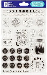 Celestial Clear Stamp Set (41 individual stamps)