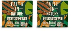 Faith In Nature Natural Shea and Argan Shampoo Bar, Nourishing, Vegan and Cruelty Free, No SLS or Parabens, For Dry to Very Dry Hair, 85 g (Pack of 2)