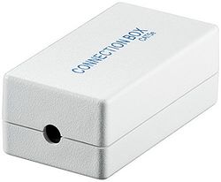 Goobay 93254 Boîtier de Raccordement/Connexion Réseau, CAT 5e, 100 MHz, UTP, Argent