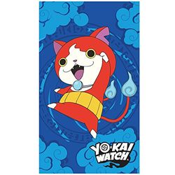 CTI Drap de Plage Yo-Kai Watch Gang, 100% Coton, Bleu, 120x70 cm