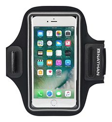 Nathan Stridesport Brazalete, Gris (Black), Única