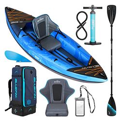 Kayak gonfiabile Bluefin Scout, Kayak gonfiabile per 1 persona, alternativa alla canoa gonfiabile