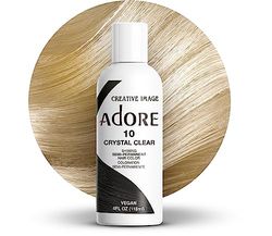 Adore Shining - Tinta semi-permanente para o cabelo, 10 cristal claro