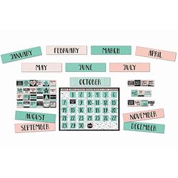 Eureka® Simply Sassy Calendar Bulletin Board Set, 83 Pieces