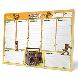 Grupo Erik: Planning da Tavolo A4 Marvel Groot, Planner settimanale con 54 fogli a strappo, 21 x 29,7 cm, Agenda Organizer, To Do List Planner, Planner settimanale da scrivania