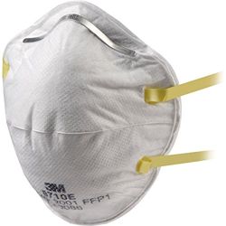 3m 8710E FFP1 NR D Respirator, bianco, 20 pezzi