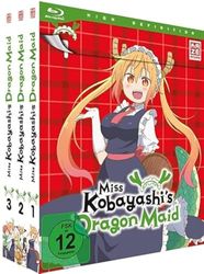 Miss Kobayashis Dragon Maid - Staffel 1 - Gesamtausgabe - Bundle - Vol.1-3 - Blu-ray - Ohne Schuber