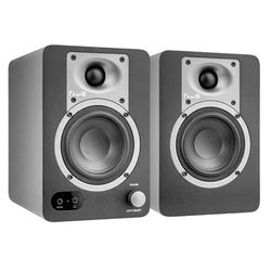Fluid Audio C35BT Studio Monitor, coppia di diffusori attivi (diffusori da studio con bilanciamento del suono neutro, diffusori monitor con driver da 3,5 pollici e connettività BT)