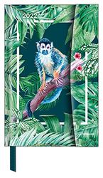 TENEUES VERLAG STATIONERY Agenda hebdomadaire 2022 Magneto Diary Jungle 12 mois 10 x 15 cm