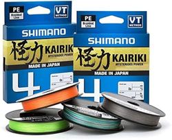 SHIMANO - Trenza 4 hebras Kairiki 4 Hi-Vis Naranja 3000m - D.0,19 mm - R.11,6 Kg - LDM94TE1819030H