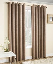 Enhanced Living Vogue Cortinas, 0 unidades, latte, natural, W 107,9" x L 72" (2 peças)