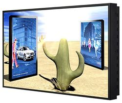 Hyundai D551MLH - Display LCD da 55 pollici TFT LCD, IPS 16:9, Full HD WUXGA VGA HDMI RS232C 4.000:1 2.500 cd 10 ms, in metallo, colore: Nero