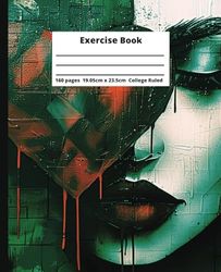 Artistic Elegant Beauty 19: Exercise Book with Classy Artistic Exotic Woman on cover - (19.05 x 23.5 cm, 160 pages, College Ruled)