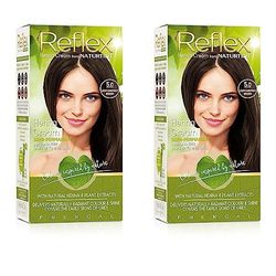 Naturtint Reflex Semi-Permanent Hair Colour 5.0 Light Chestnut Brown (Pack of 2)