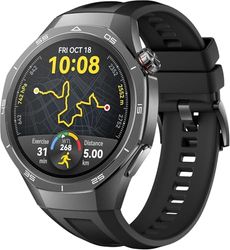 HUAWEI Watch GT 5 Pro 46mm Smart Watch, Clean Lines, Advanced Training Programs, Health Tracking, ECG, Up to 14 Days of Battery Life, iOS & Android, Black