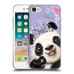 Head Case Designs Licenciado Oficialmente Animal Club International Panda Caras Reales Caso Funda de Gel Suave Compatible con Apple iPhone 7/8 / SE 2020 & 2022