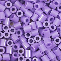 Vaessen Creative Perlas Fusibles, Plastic, Morado (Lila), 5mm, 1100