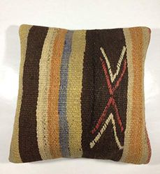 Kelim Cuscino 40x40 cm fatto a mano turco prodotto federe kilim dekorativo orientale etnici cuscino 772