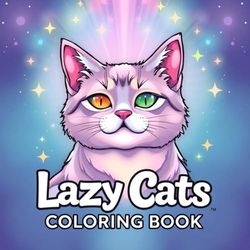 Lazy Cats Coloring Book: Awesome and Adorable Cute Cats & Kittens Book for kids