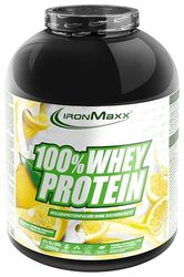 IronMaxx 100% Whey Protein Pulver 2350g - Lemon Joghurt - Shake protéiné délicieux, 37 g protéines, avec BCAA & EAA, boisson idéale pour sportifs