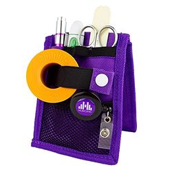 Mobiclinic | MINIKEEN'S | Organiseur de poche pour infirmière | Pochette d’infirmier | Kit de l'infirmière | Violet