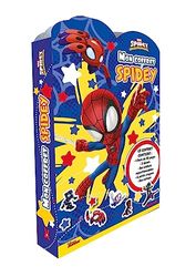 Marvel Spidey et ses amis extraordinaires - Mon coffret Spidey – Coffret d'activités – Dès 5 ans: Avec 1 livre, 3 décors, des stickers repositionnables, 6 crayons et des tattoos