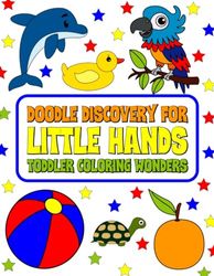 Doodle Discovery for Little Hands: Toddler Coloring Activity book, 100 unique and simple images for your little one Ages 1-4