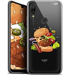 Beschermhoes voor 6,26 inch (6,26 inch) Xiaomi Redmi 7, ultradun, motief: Splash Burger