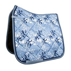 HKM Sole Mio Flowers Patins de selle pour ponyViels Bleu