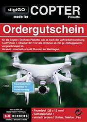 digigo Copter/Drones Plaque/Bon d'achat, 25 x 12 mm