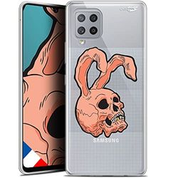 Caseink Rabbit Skull beschermhoes voor Samsung Galaxy A42 5G (6,6 inch), gel HD [bedrukt in Frankrijk]