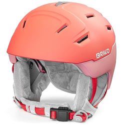Briko Crystal 2.0 Skidhjälm, Kvinna, Matt Chaos Red-Pink Soft, 53-55 cm