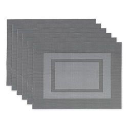 DII - Toalhas de mesa de vinil fáceis de limpar, para uso interior / exterior, para mesa