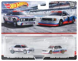 Hot Wheels Coffret Premium 2 Véhicules Culture Automobile Échelle 1/64, Assortiments Uniques, Pneus Real Riders, Châssis Metal/Metal, À Collectionner, Jouet Adulte, HKF55